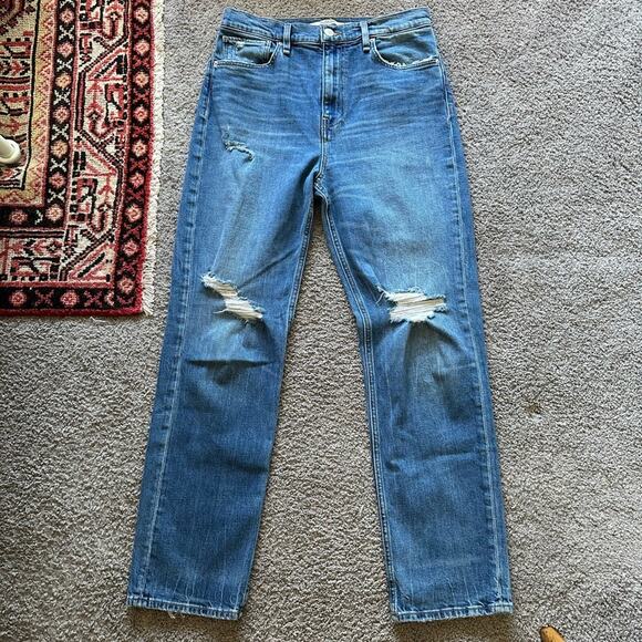 Hudson Jade High Rise Loose Fit Jeans - Picture 1 of 8